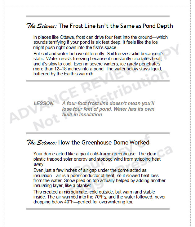 Science boxes explaining the science of things in plain language.
